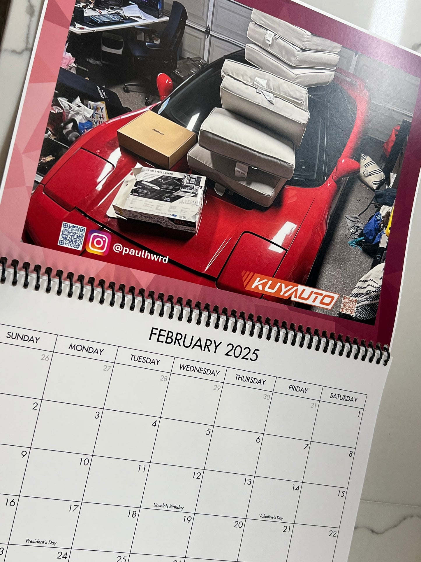 Calendar - 2025 - NSX FB Owners Group