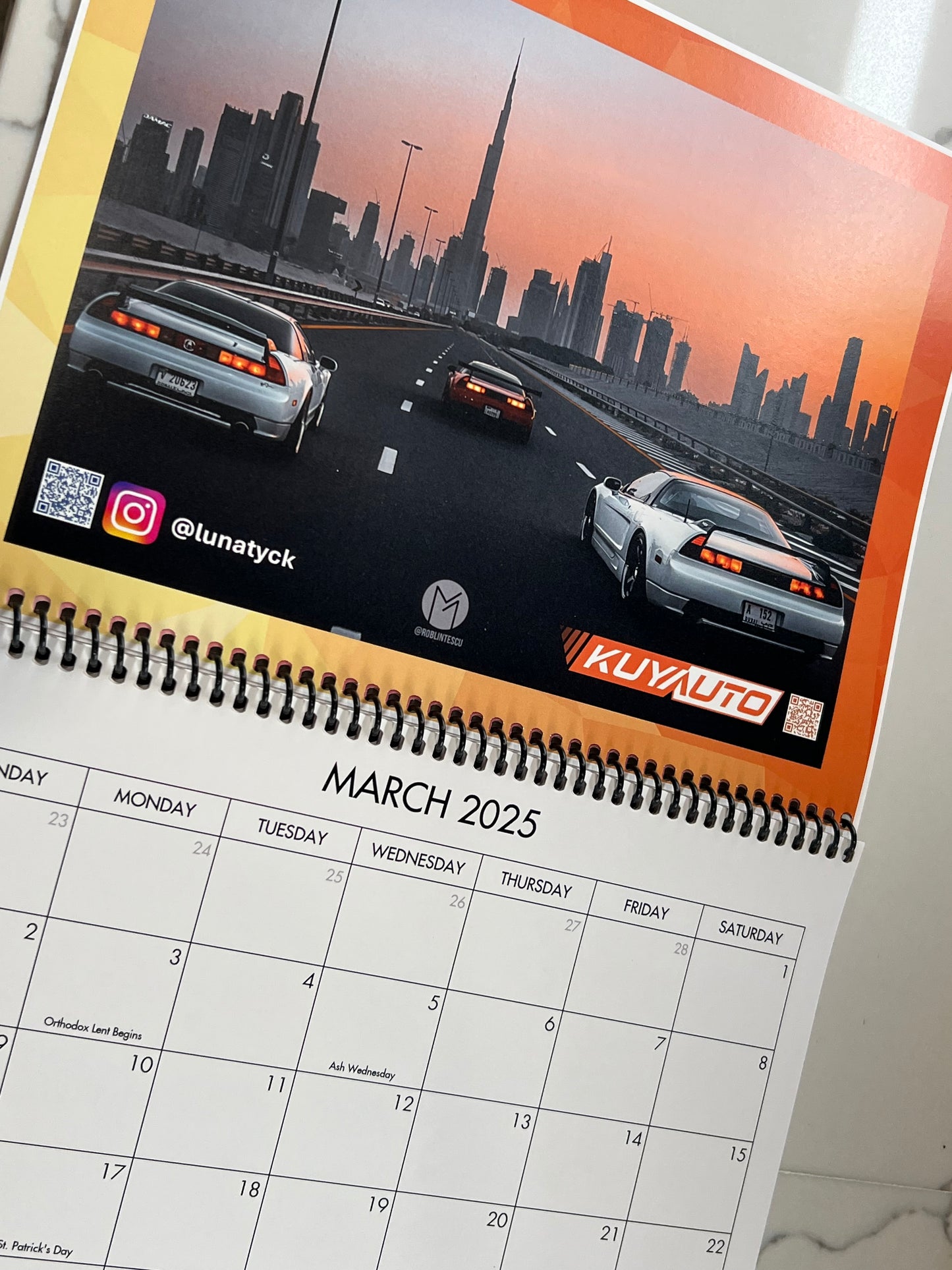 Calendar - 2025 - NSX FB Owners Group