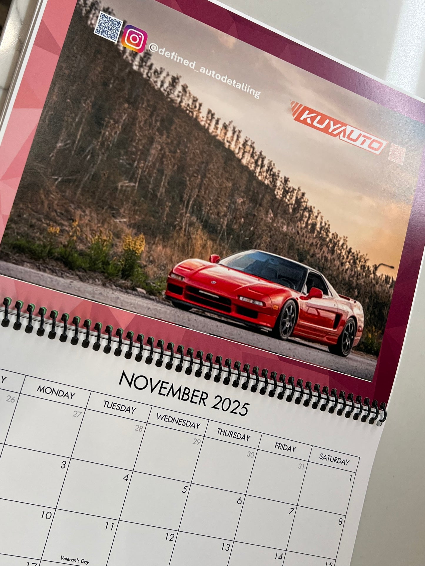 Calendar - 2025 - NSX FB Owners Group