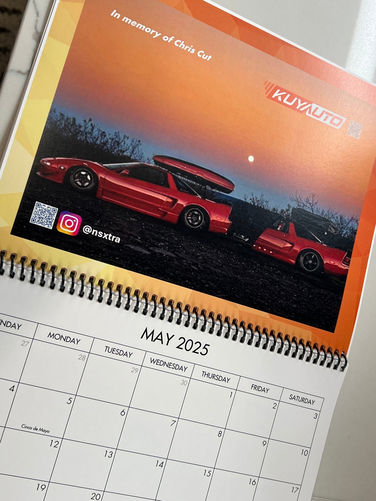 Calendar - 2025 - NSX FB Owners Group