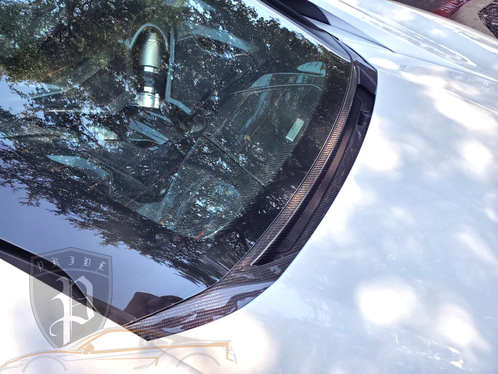 PRIDE NSX 17-22 Carbon Rear Window Garnish