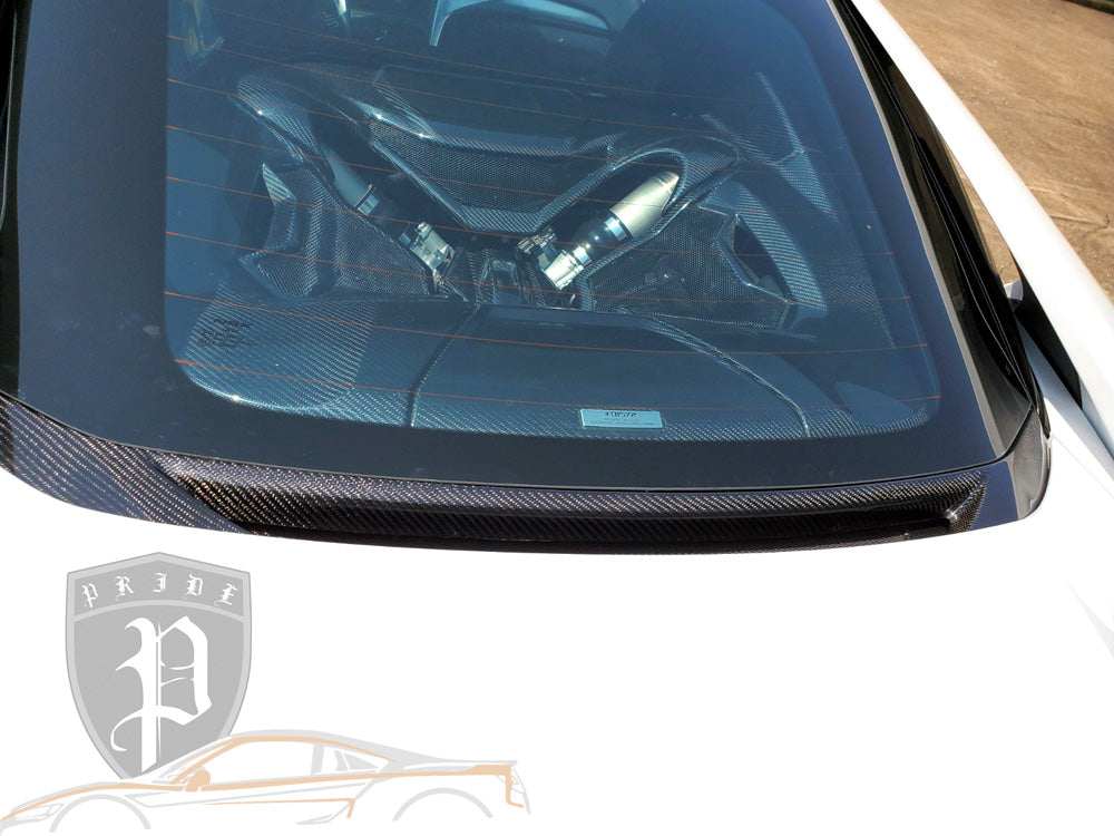 PRIDE NSX 17-22 Carbon Rear Window Garnish