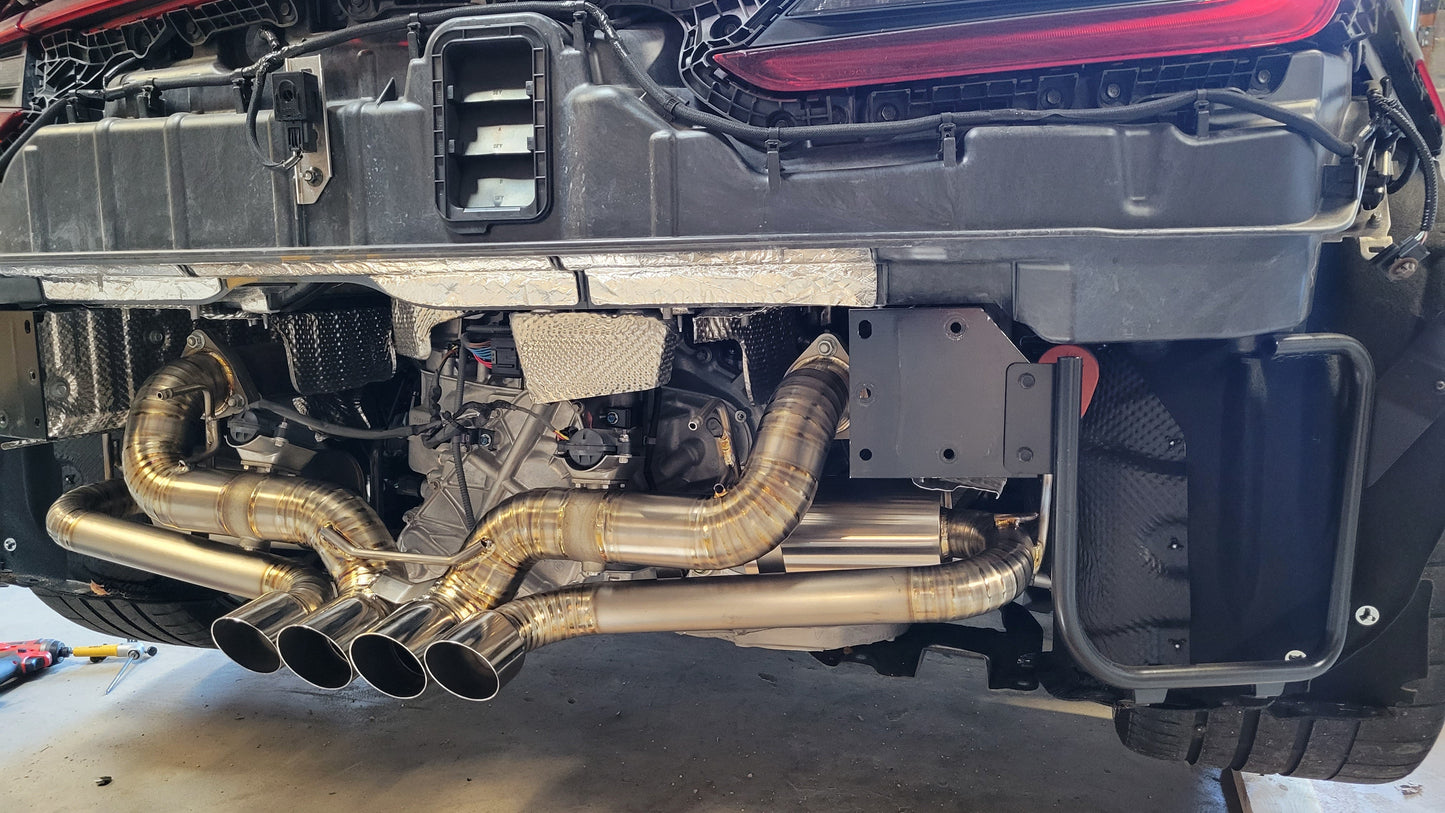 PRIDE NSX 2017-2022 Titanium Mufflered Exhaust System