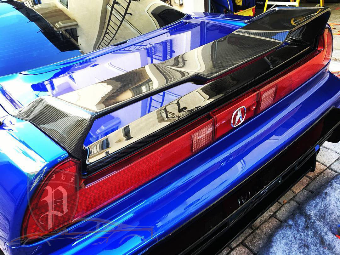 Spoiler - NSX (91-05) - Modulo Style - Carbon - w/ LED 3rd Brake Light