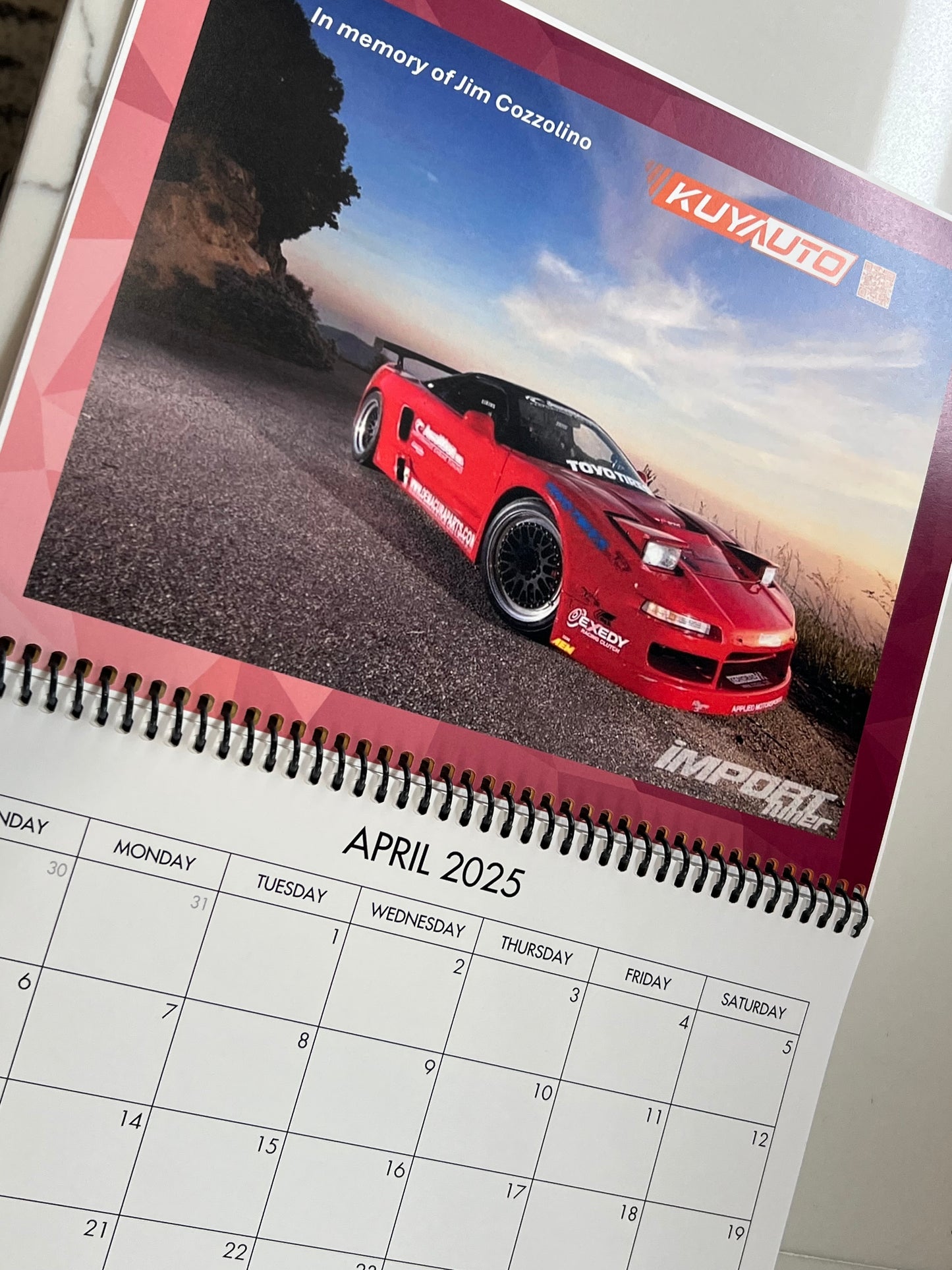 Calendar - 2025 - NSX FB Owners Group