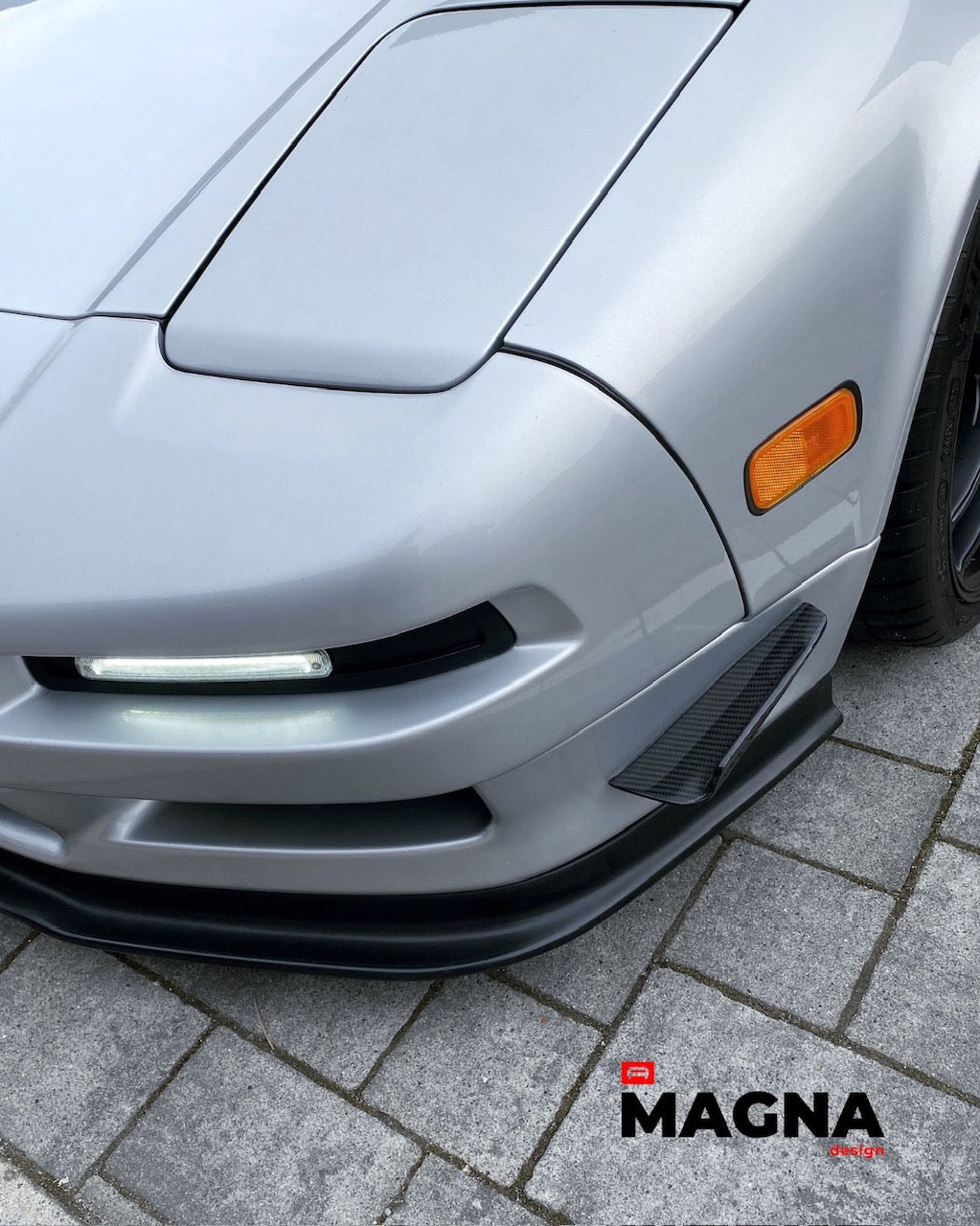 Bumper Front Canards - NSX (91-01) - Carbon - For OEM Bumper