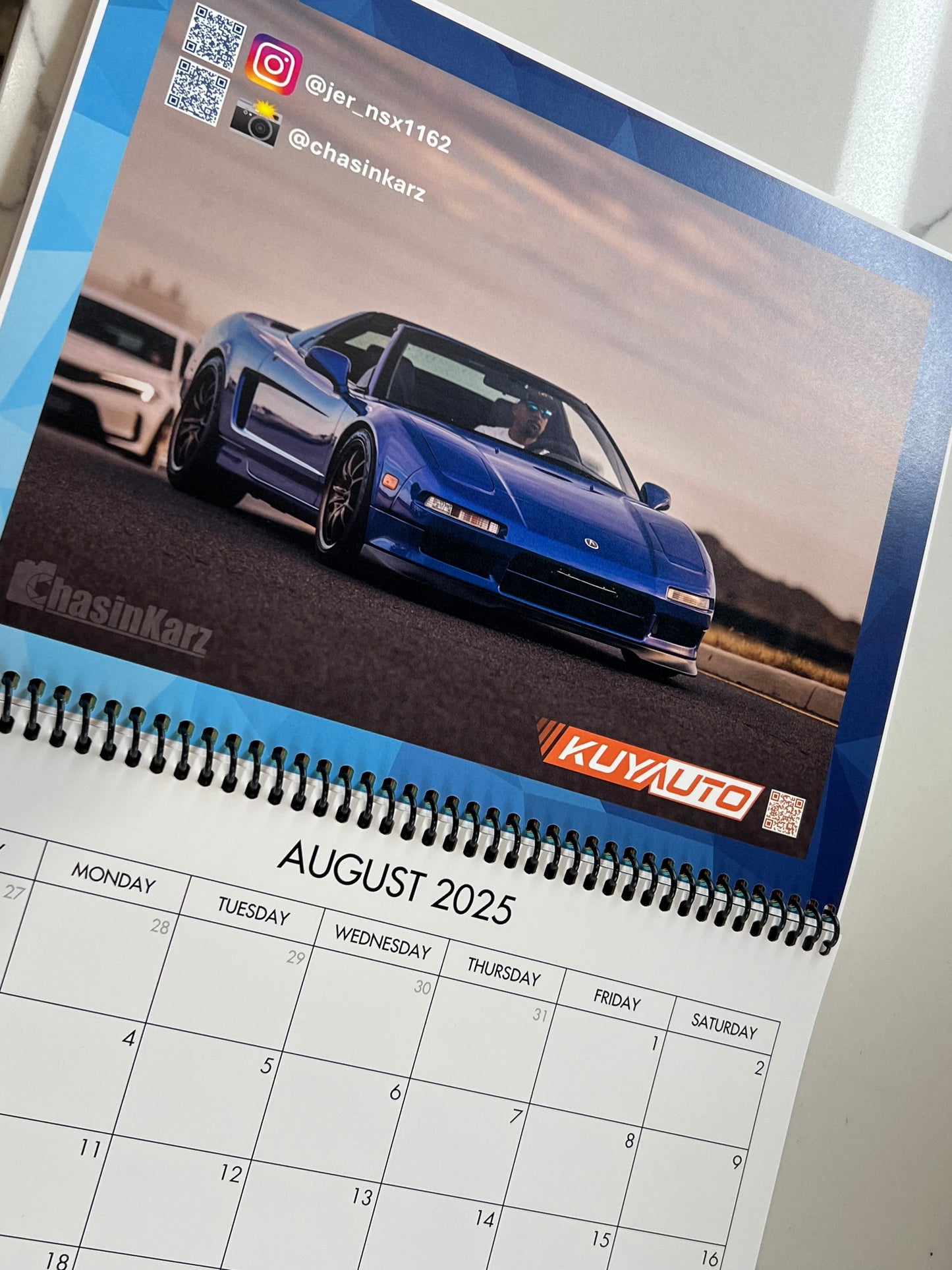 Calendar - 2025 - NSX FB Owners Group