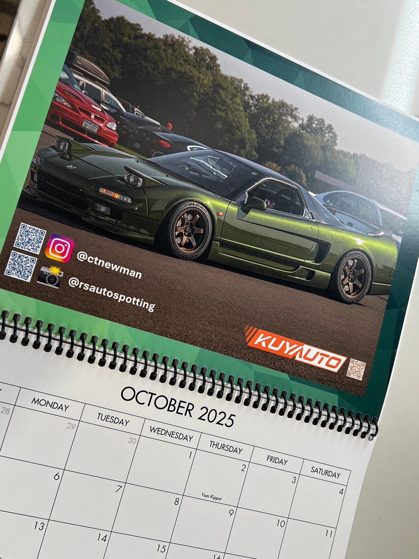 Calendar - 2025 - NSX FB Owners Group