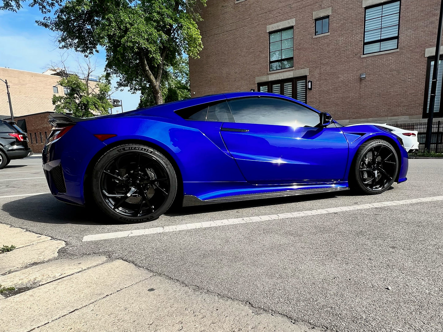 PRIDE NSX 2017-2022 Carbon Side Skirt Extensions