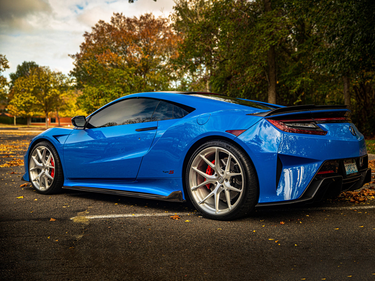 PRIDE NSX 2017-2022 Carbon Side Skirt Extensions