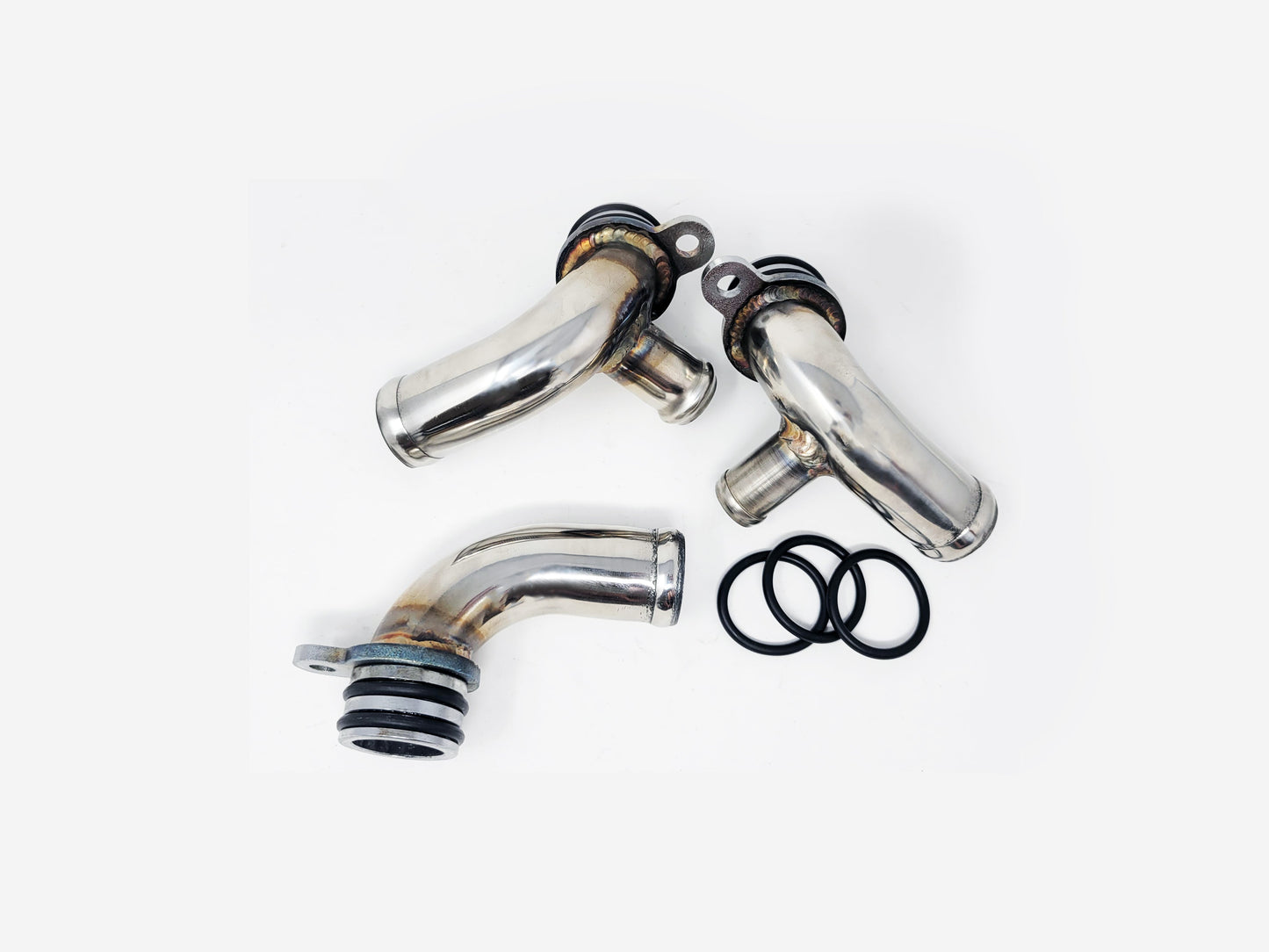 PRIDE Porsche 911 997/GT2/RS Turbo Coolant Elbow Pipes for Oil Exchanger