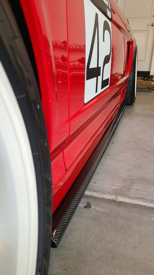 Side Skirt Splitters - NSX (91-05) - Carbon - for OEM/Stacy Side Skirts