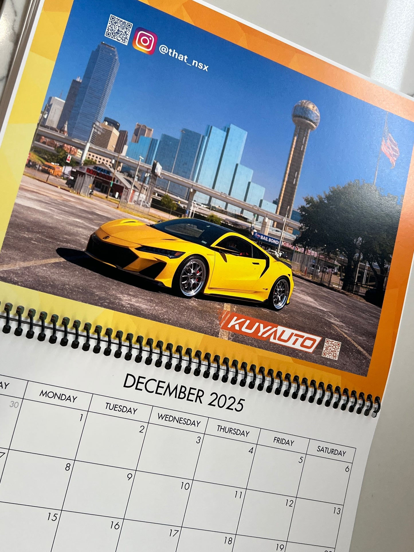 Calendar - 2025 - NSX FB Owners Group