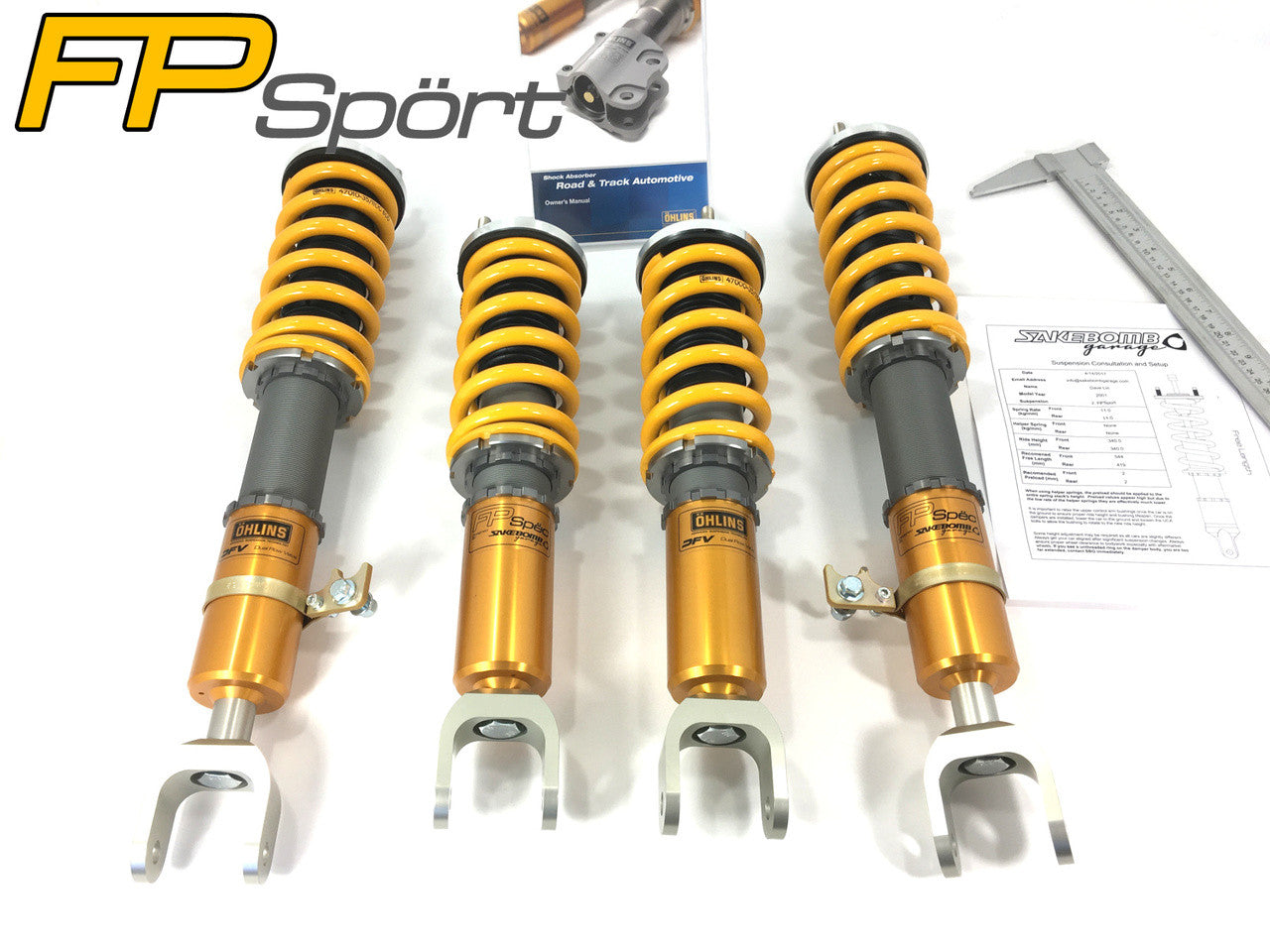 Coilover Kit - S2000 (00-09) - Sakebomb FPSpec Ohlins DFV