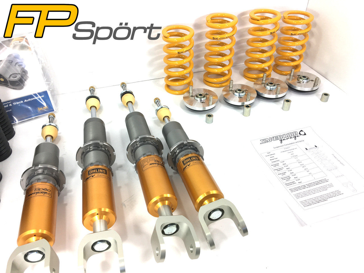 Coilover Kit - S2000 (00-09) - Sakebomb FPSpec Ohlins DFV