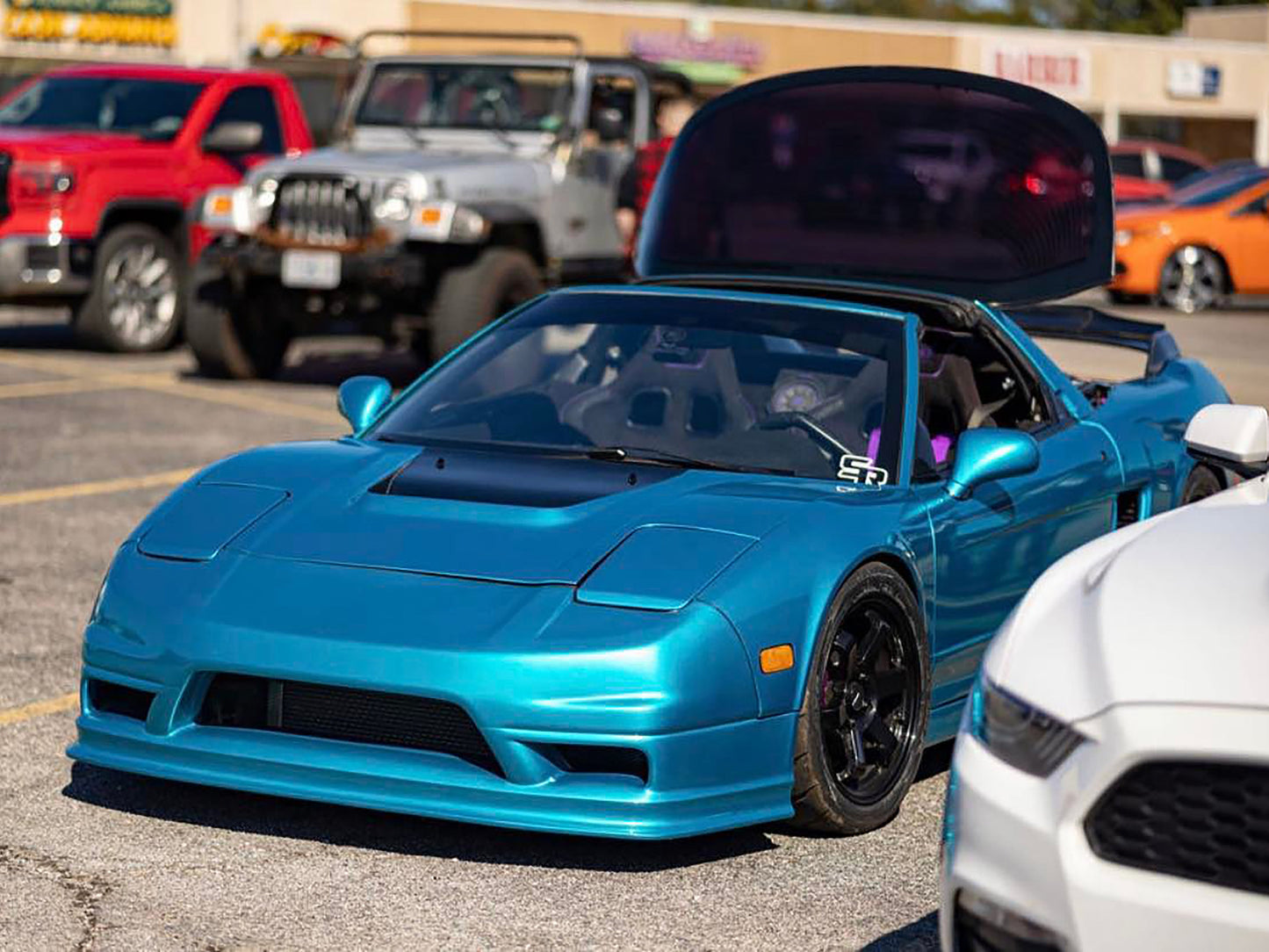 Bumper Front - NSX (91-01) - FRP - 02-05 OEM Style with Molded Lip
