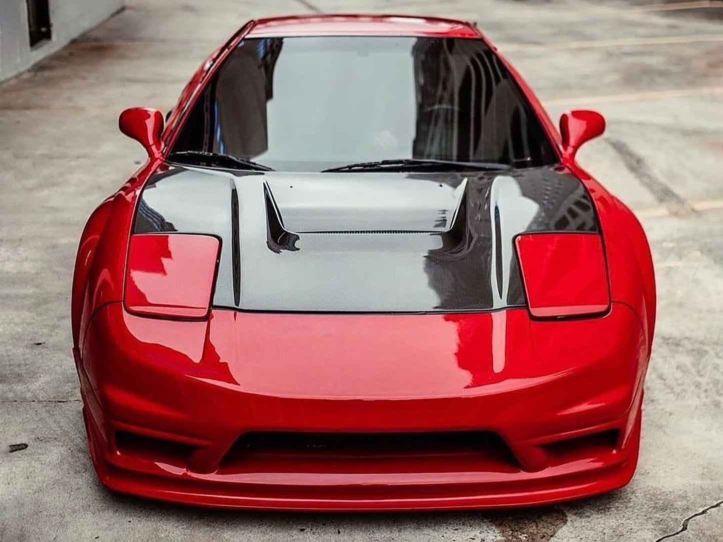 Bumper Front - NSX (91-01) - FRP - 02-05 OEM Style with Molded Lip