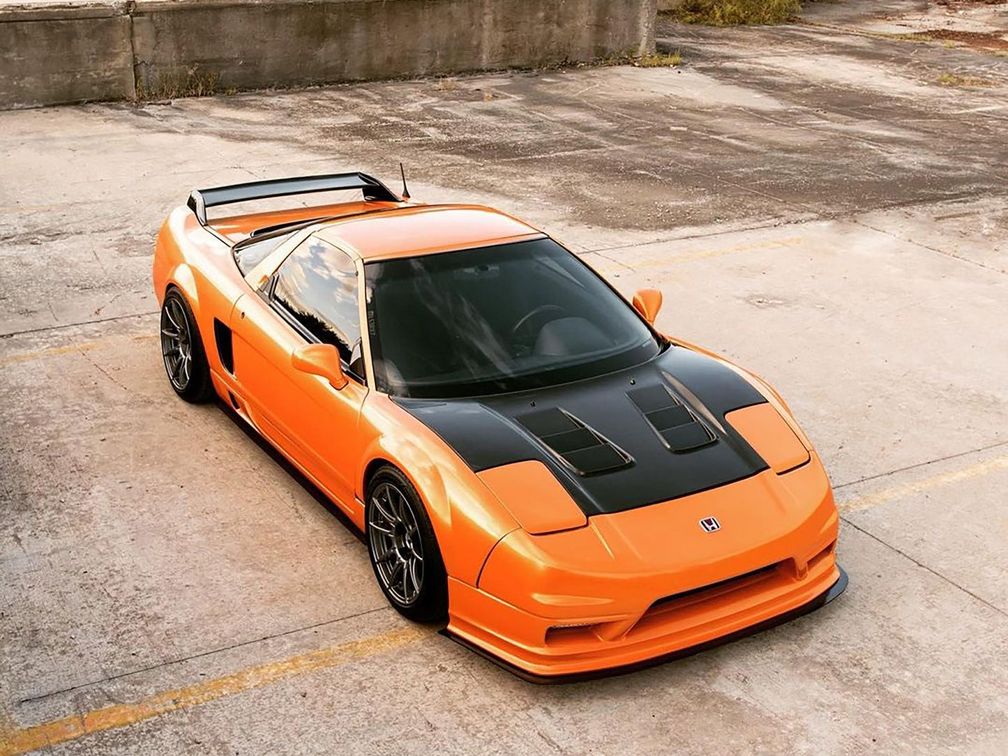 Bumper Front - NSX (91-01) - FRP - 02-05 OEM Style with Molded Lip