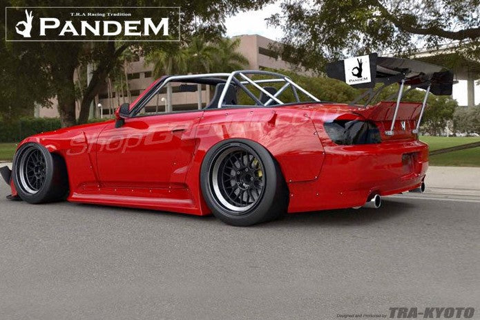 Body Kit - S2000 (00-09) - Greddy Pandem Full Wide Body Kit with Ducktail Wing