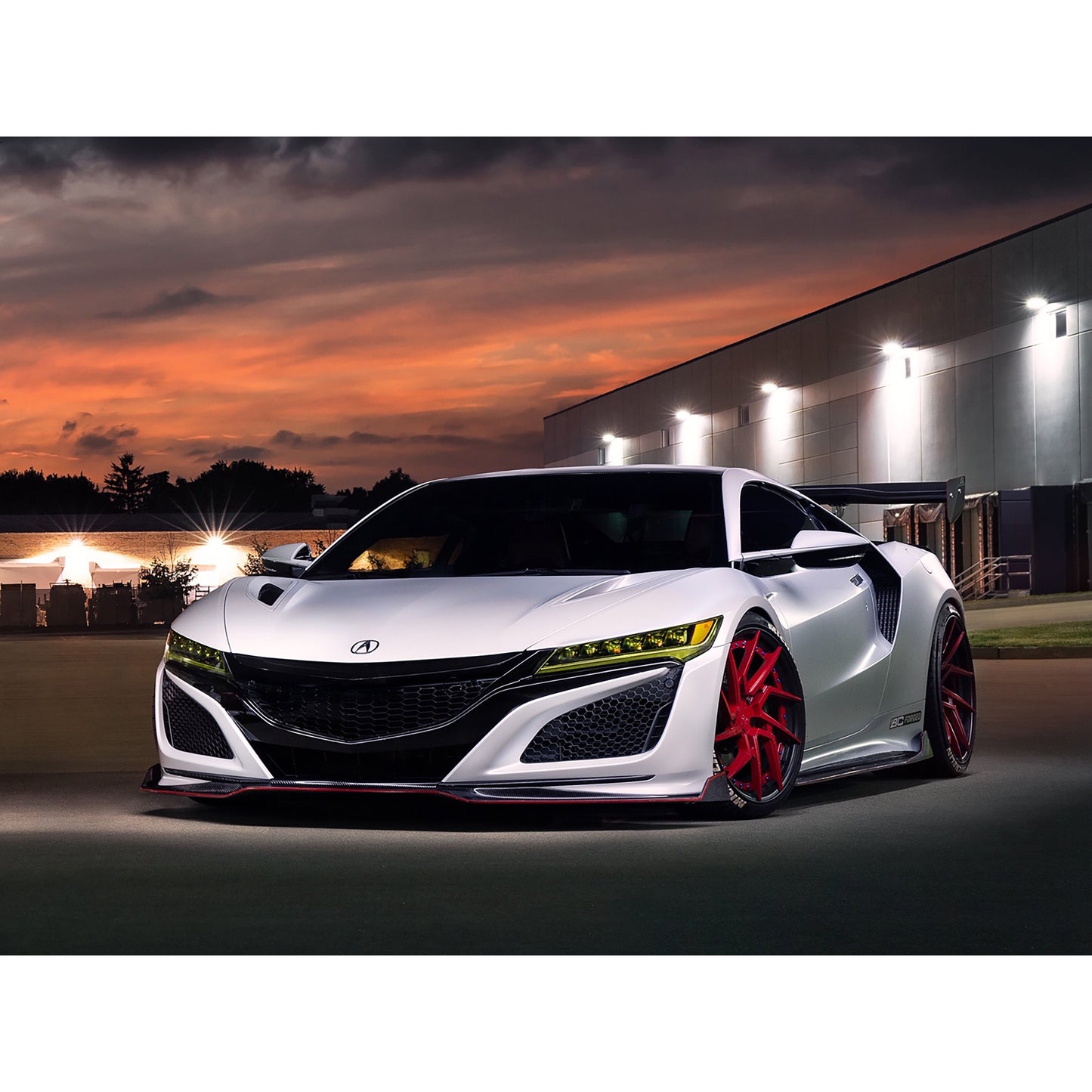 Lip Front - NSX (17-21) - Carbon - Extended Style
