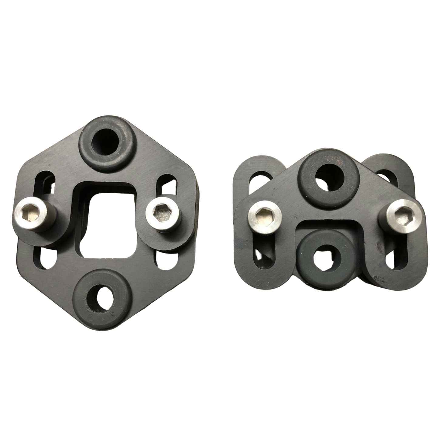 Exhaust Hangers Adjustable (pair) - Black