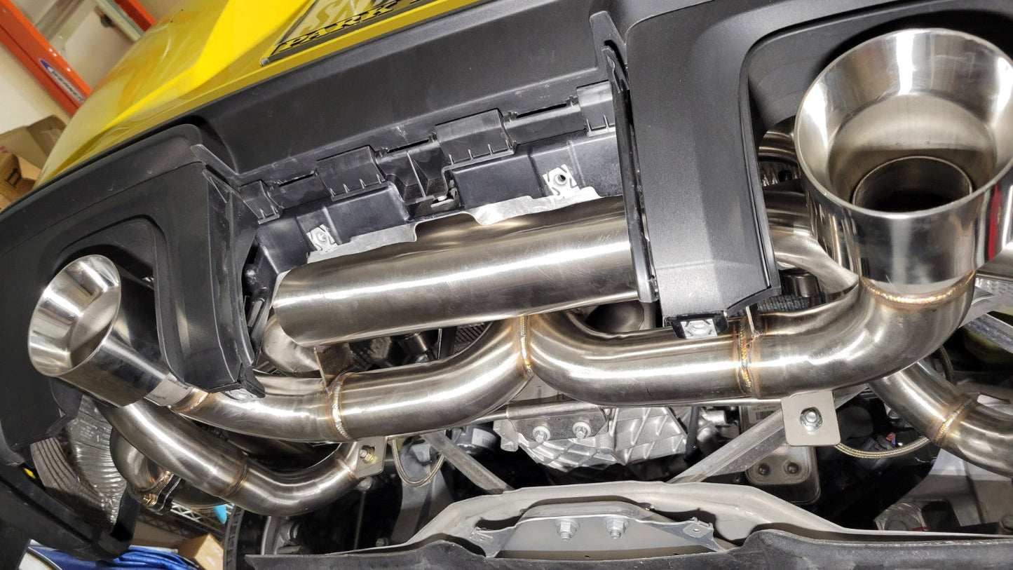 PRIDE 20+ Porsche 718 GT4 / Spyder / GTS 4.0L Sport Muffler Catback Exhaust with Valves