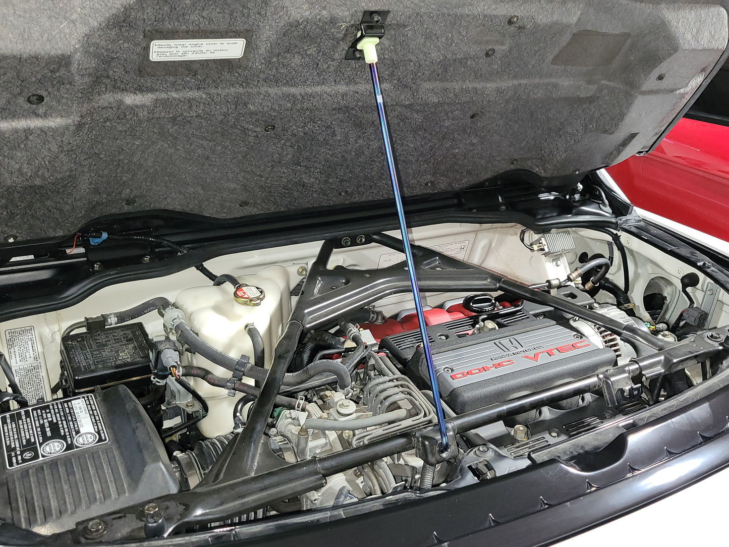 PRIDE NSX Burnt Titanium Engine Bay Prop Rod