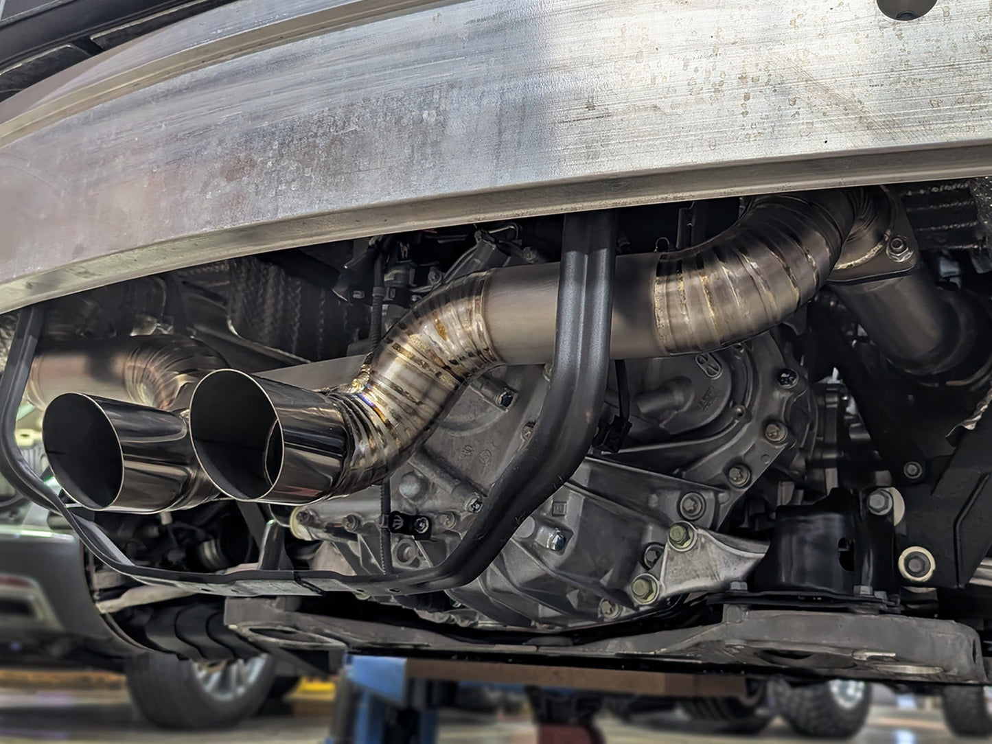Exhaust System - NSX (17-22) - Pride Muffler Delete - Titanium