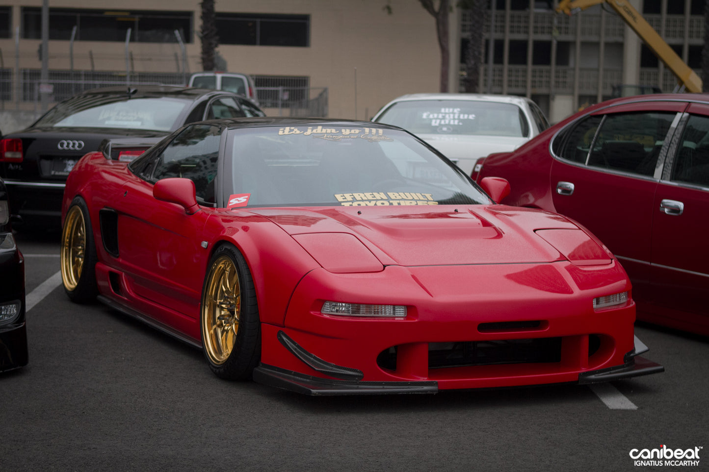 Bumper Front Canards- NSX (91-01) - Carbon - For Spec-TC Style Bumper