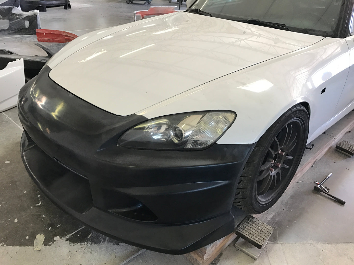 Bumper Front - S2000 (00-09) - FRP - Spec-V with Lip FRP