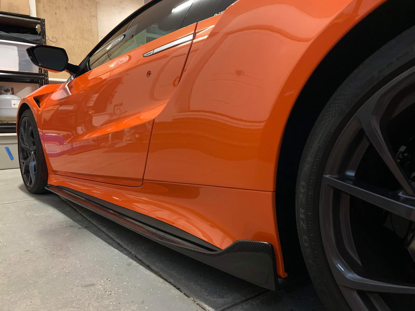 PRIDE NSX 2017-2022 Carbon Side Skirt Extensions