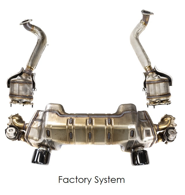 PRIDE 20+ Porsche 718 GT4 / Spyder / GTS 4.0L Valved Sport Muffler Exhaust