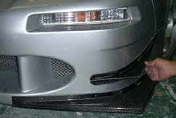 Bumper Front Canards- NSX (91-01) - Carbon - For Spec-TC Style Bumper