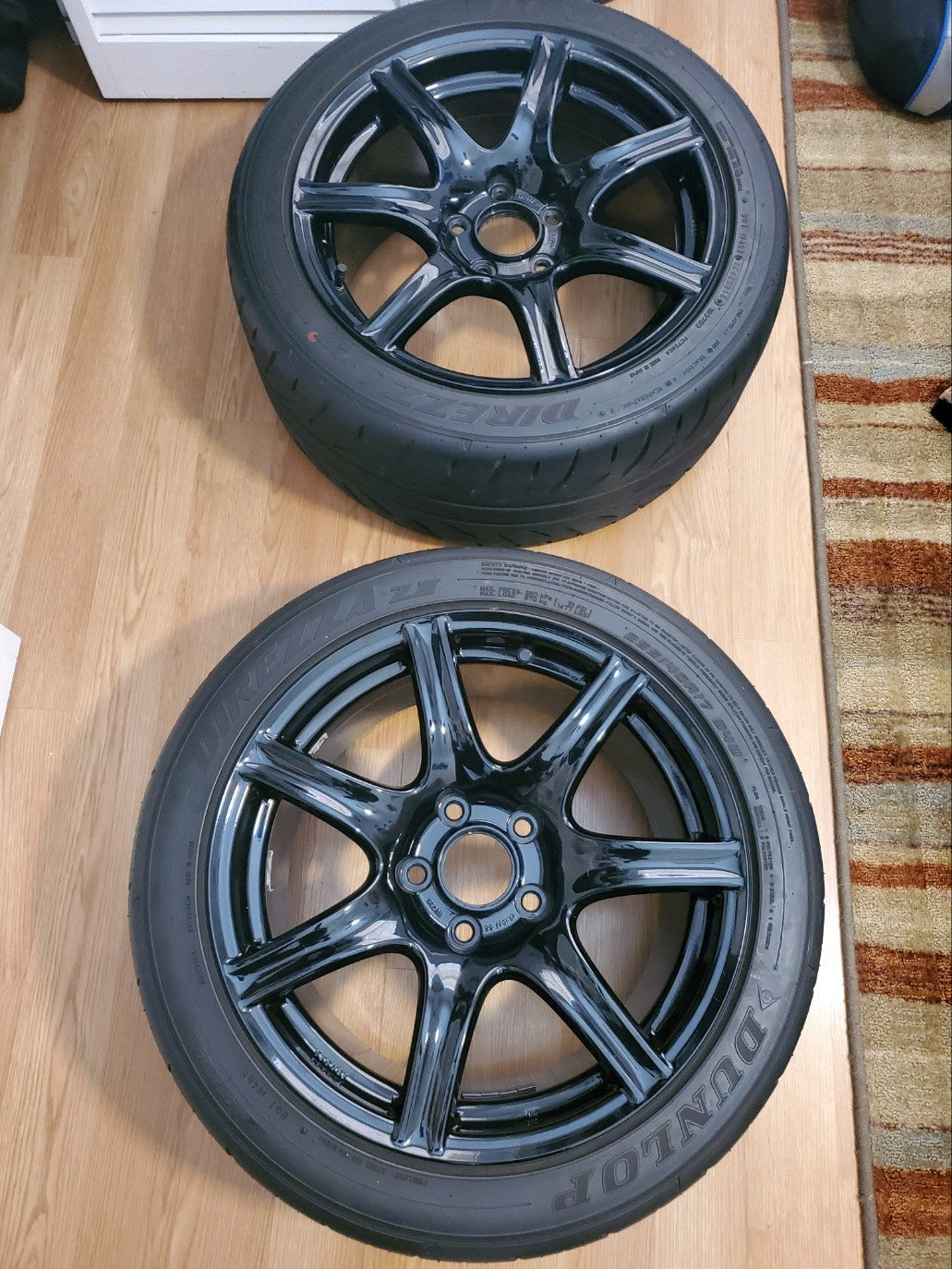 Tires - Dunlap Direzza III - 2x 215/40/17 2x 255/40/17 Used