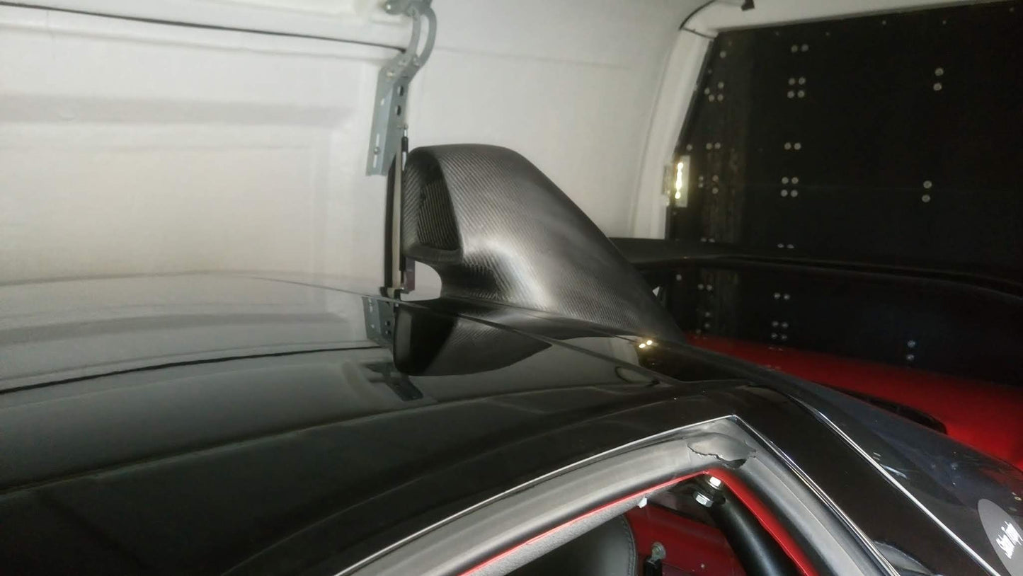 Rear Hatch Duct/Scoop - NSX (91-05) - NSX-R GT Style - Dry Carbon