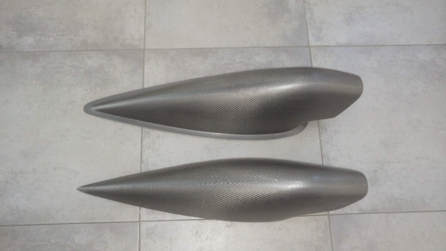 Rear Hatch Duct/Scoop - NSX (91-05) - NSX-R GT Style - Dry Carbon