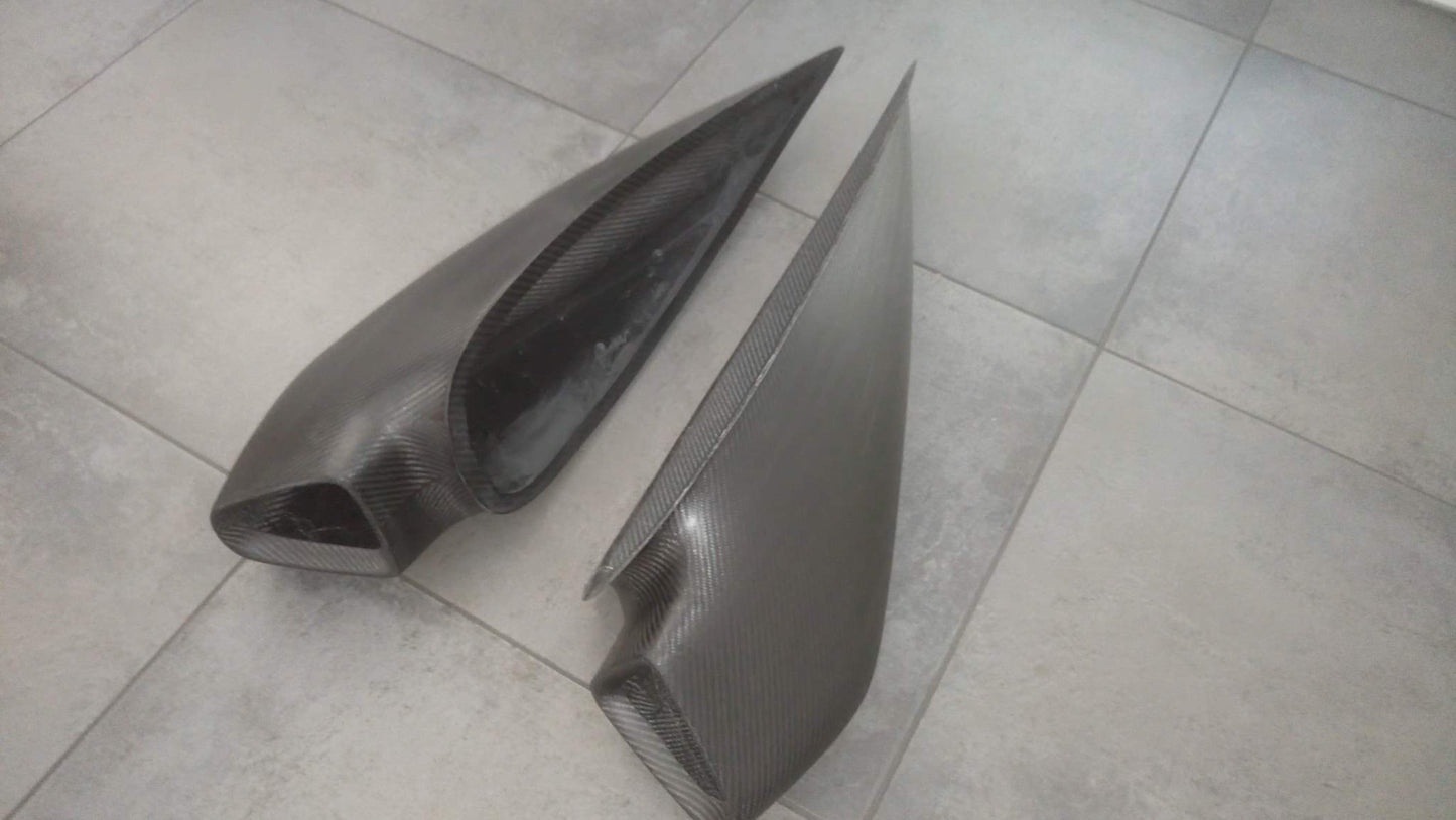 Rear Hatch Duct/Scoop - NSX (91-05) - NSX-R GT Style - Dry Carbon