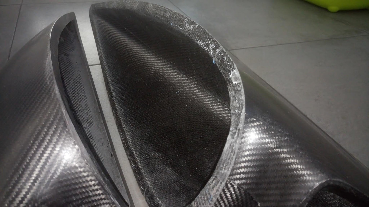 Rear Hatch Duct/Scoop - NSX (91-05) - NSX-R GT Style - Dry Carbon