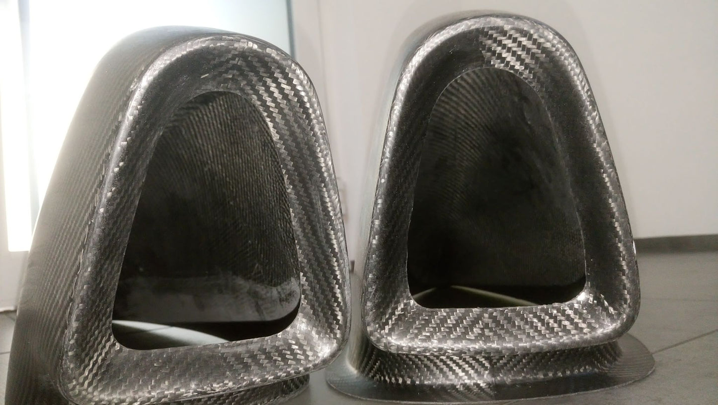 Rear Hatch Duct/Scoop - NSX (91-05) - NSX-R GT Style - Dry Carbon