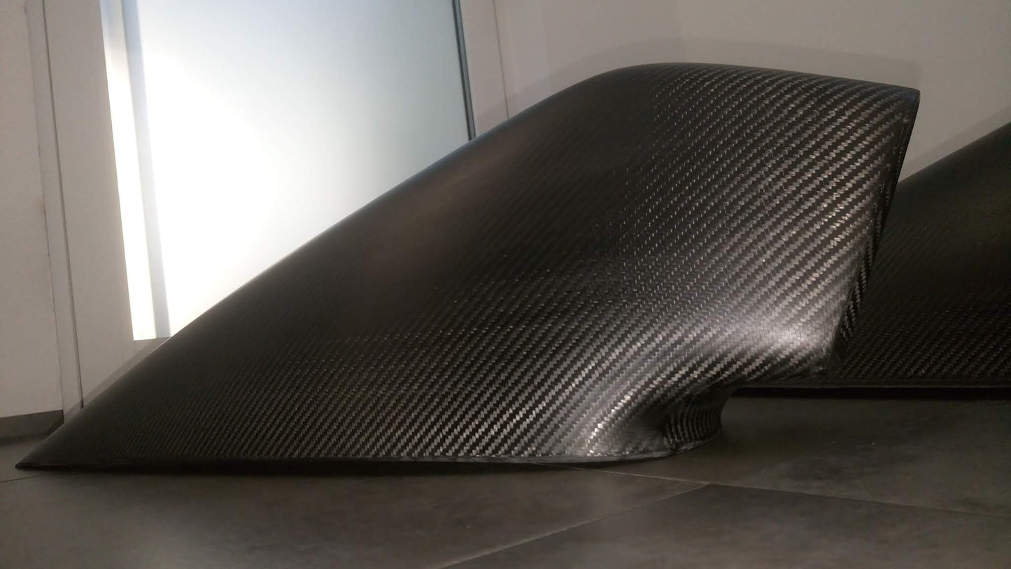 Rear Hatch Duct/Scoop - NSX (91-05) - NSX-R GT Style - Dry Carbon