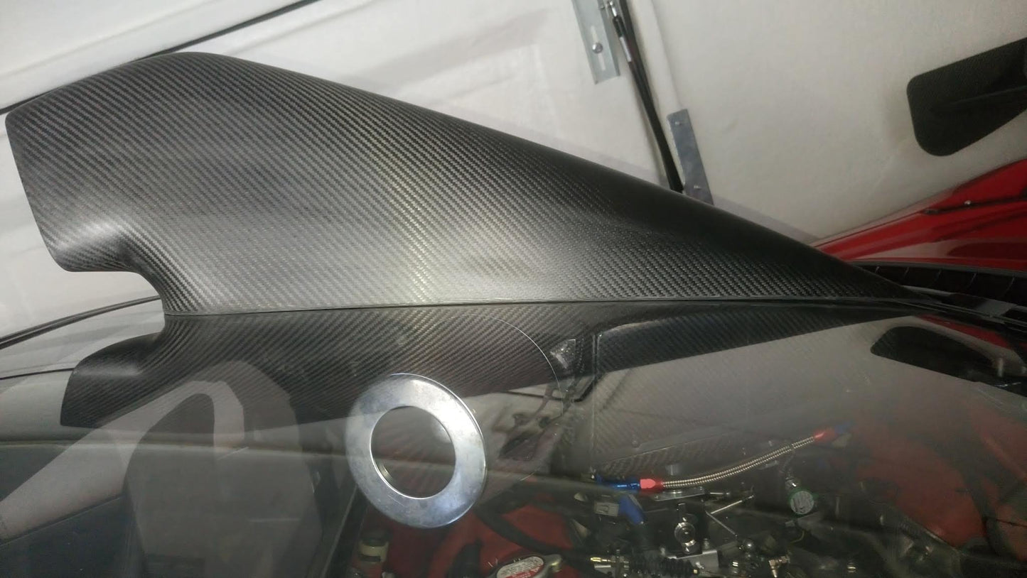 Rear Hatch Duct/Scoop - NSX (91-05) - NSX-R GT Style - Dry Carbon