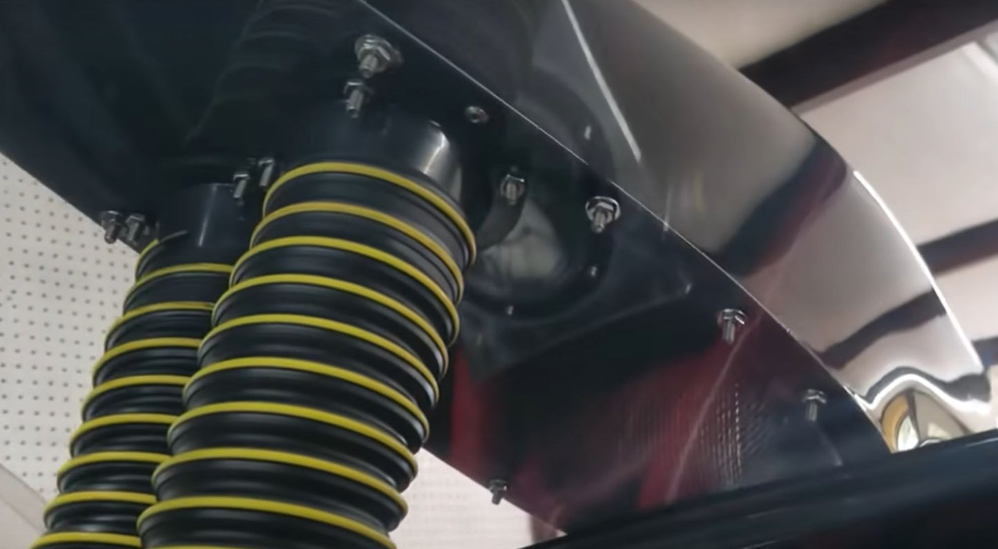 Rear Hatch Duct/Scoop - NSX (91-05) - NSX-R GT Style - Dry Carbon