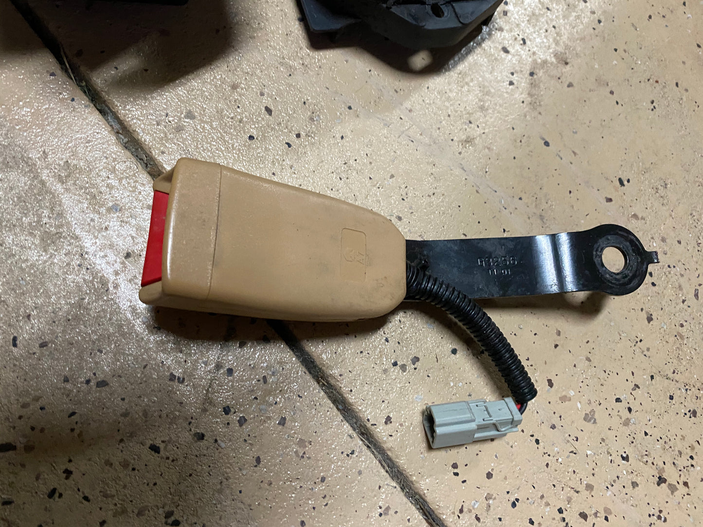 Seat Belt Receiver - NSX (91-05) - OEM - Tan Used
