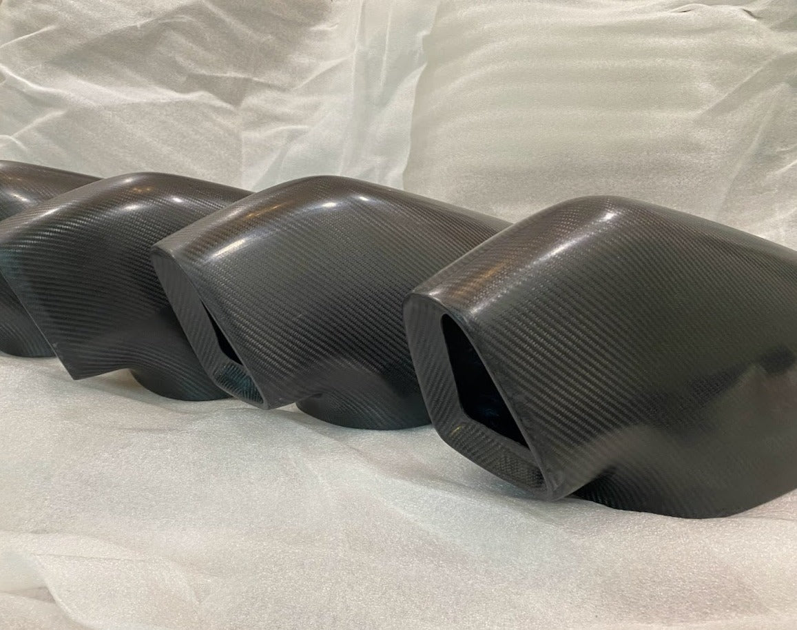 Rear Hatch Duct/Scoop - NSX (91-05) - NSX-R GT Style - Dry Carbon