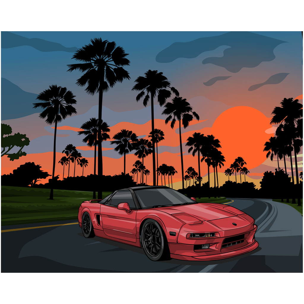 Poster - SJ's NSX - Full Color