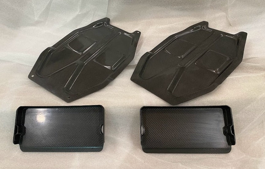 Battery Floor + Tray - NSX (91-05) - OEM Style - Dry Carbon / Carbon Kevlar