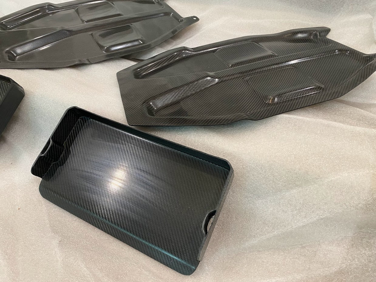Battery Floor + Tray - NSX (91-05) - OEM Style - Dry Carbon / Carbon Kevlar