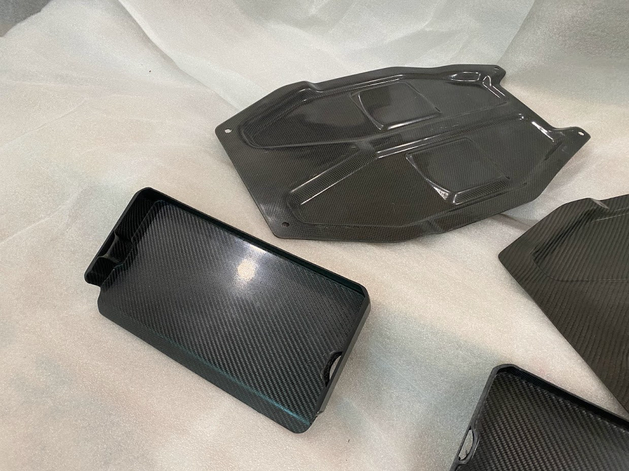 Battery Floor + Tray - NSX (91-05) - OEM Style - Dry Carbon / Carbon Kevlar