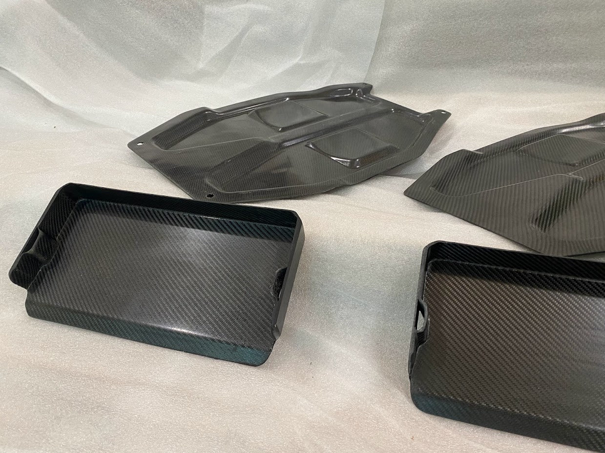 Battery Floor + Tray - NSX (91-05) - OEM Style - Dry Carbon / Carbon Kevlar