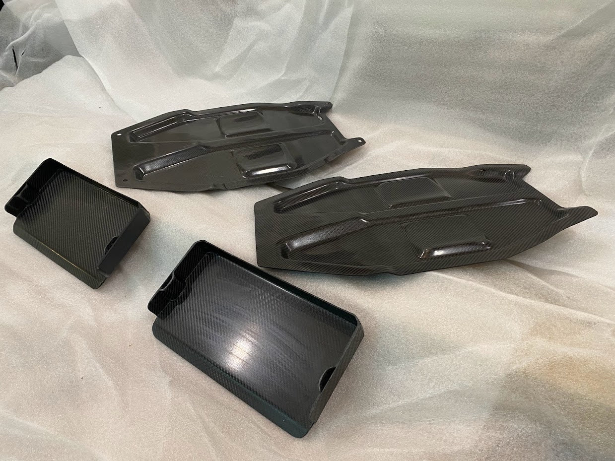 Battery Floor + Tray - NSX (91-05) - OEM Style - Dry Carbon / Carbon Kevlar